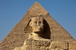 Pyramiden mit Sphinx